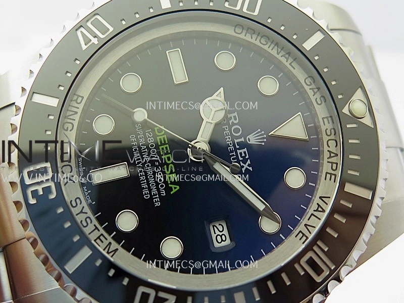 Deep Sea Dweller 136660 904L Steel 3EF 1:1 Best Edition D-Blue Dial on SS Bracelet VR3235