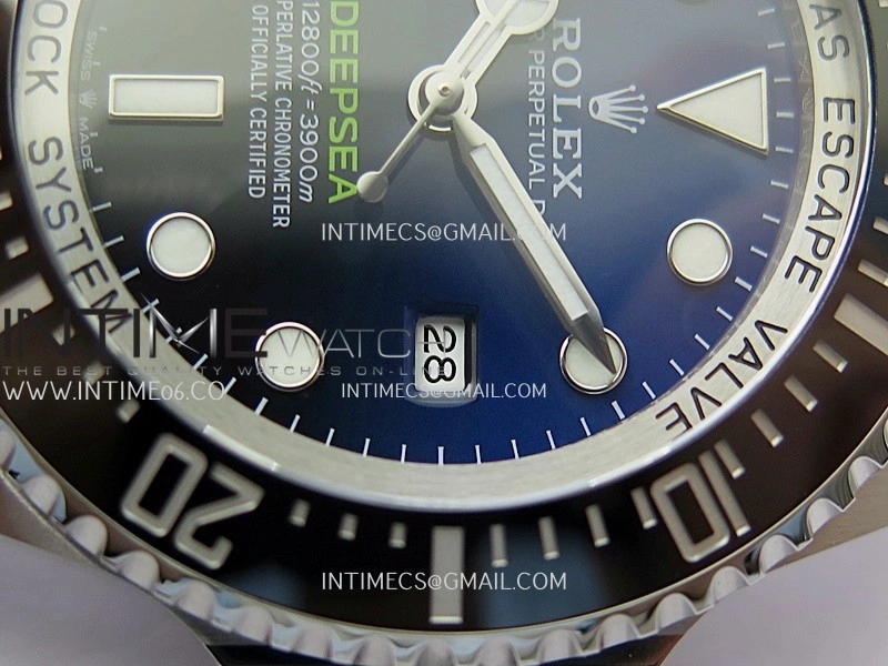 Deep Sea Dweller 136660 904L Steel 3EF 1:1 Best Edition D-Blue Dial on SS Bracelet VR3235