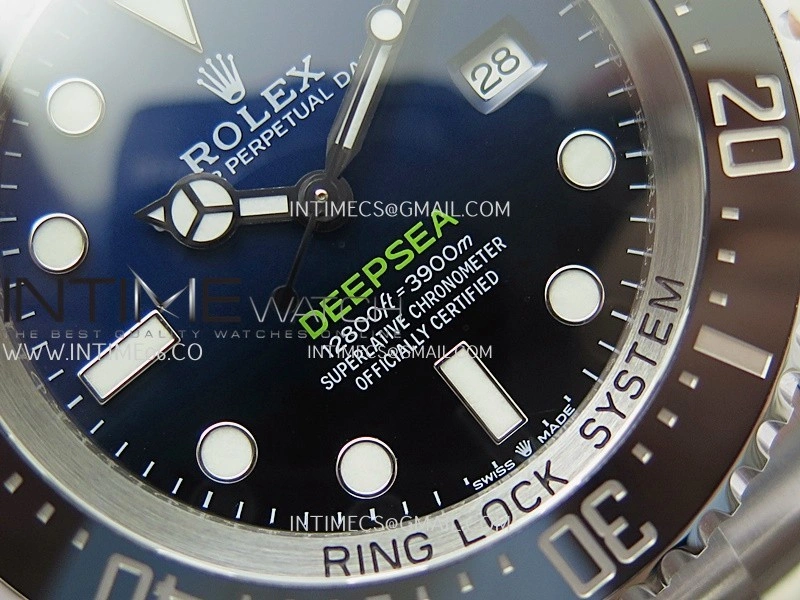 Deep Sea Dweller 136660 904L Steel 3EF 1:1 Best Edition D-Blue Dial on SS Bracelet VR3235