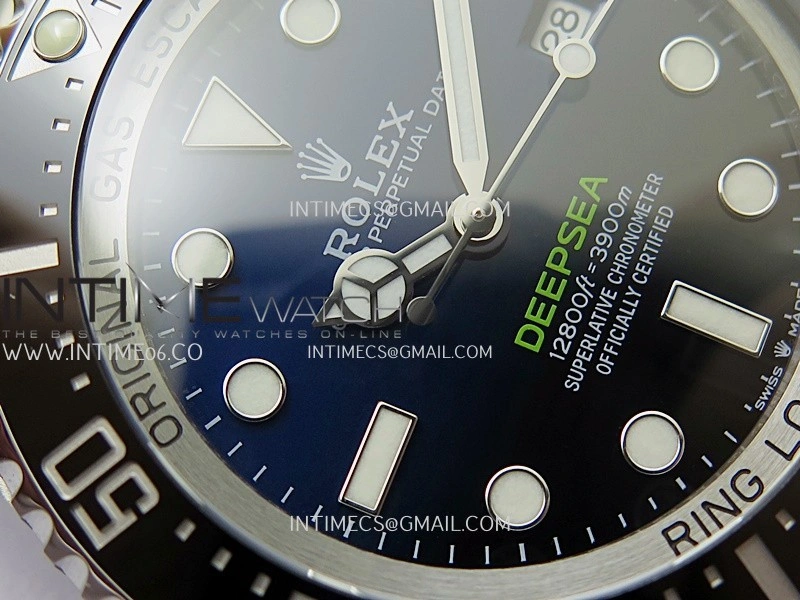 Deep Sea Dweller 136660 904L Steel 3EF 1:1 Best Edition D-Blue Dial on SS Bracelet VR3235