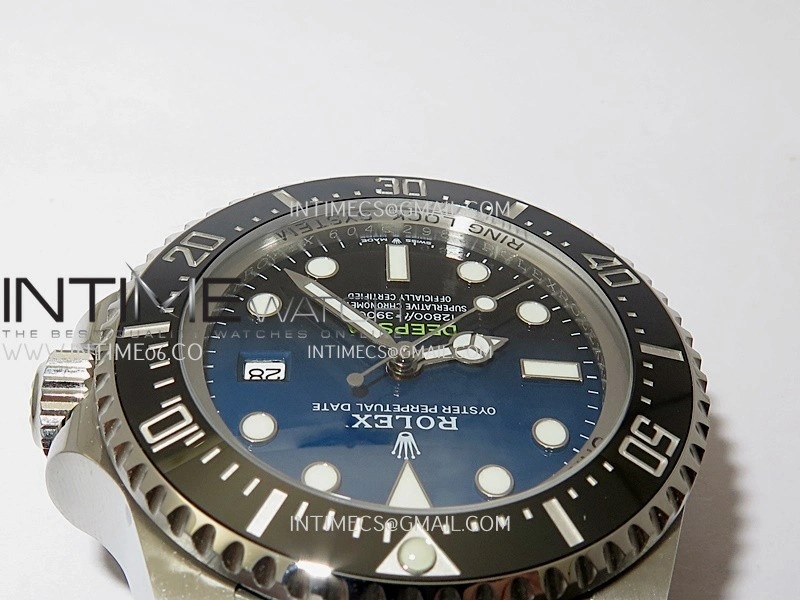 Deep Sea Dweller 136660 904L Steel 3EF 1:1 Best Edition D-Blue Dial on SS Bracelet VR3235
