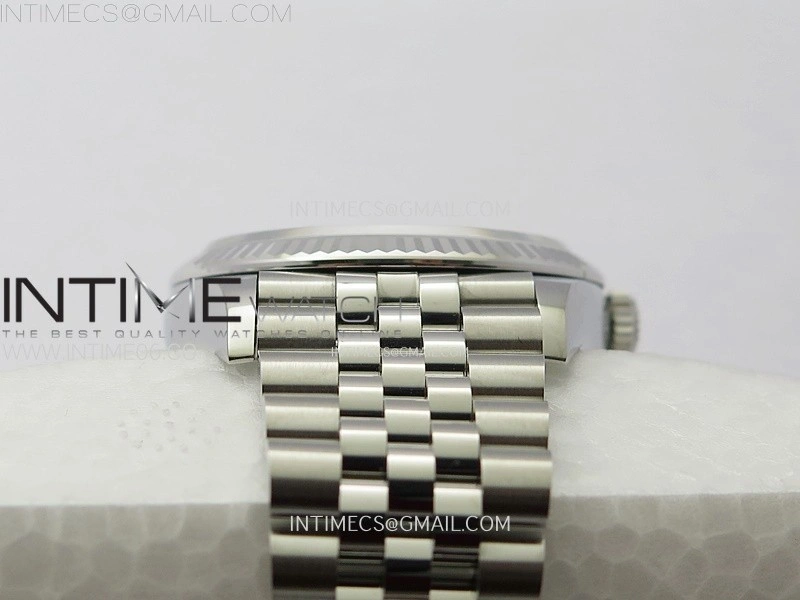 DateJust 36 SS 126234 VSF 1:1 Best Edition 904L Steel Blue Fluted Dial Diamonds Markers on Jubilee Bracelet VS3235