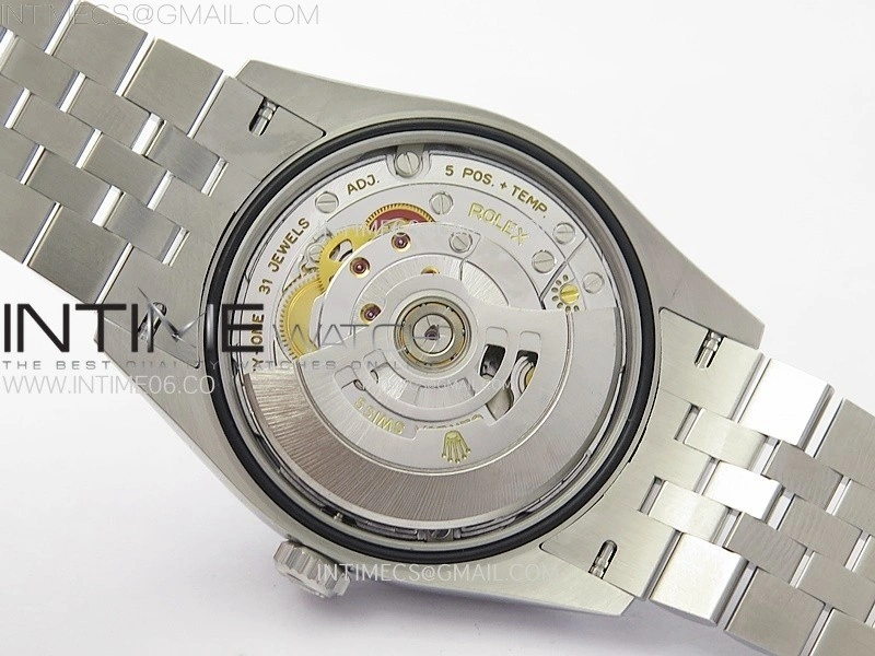 DateJust 36 SS 126234 VSF 1:1 Best Edition 904L Steel Blue Fluted Dial Diamonds Markers on Jubilee Bracelet VS3235