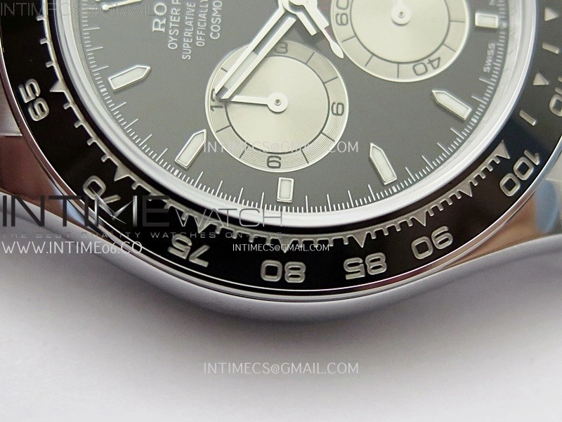 Daytona 126519 QF Gain Weight 1:1 Best Edition Black Dial Silver Subdial Sticks Markers on Oysterflex Strap SH4131 V11