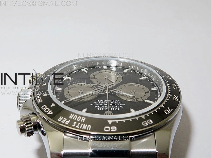 Daytona 126519 QF Gain Weight 1:1 Best Edition Black Dial Silver Subdial Sticks Markers on Oysterflex Strap SH4131 V11