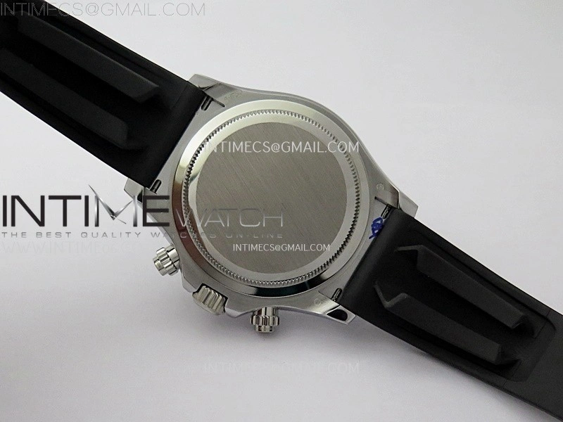 Daytona 126519 QF Gain Weight 1:1 Best Edition Black Dial Silver Subdial Sticks Markers on Oysterflex Strap SH4131 V11