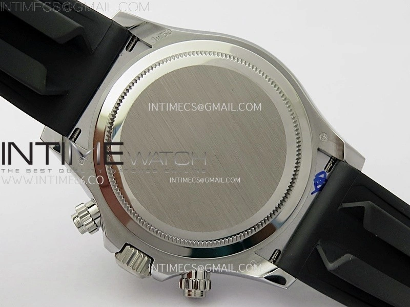 Daytona 126519 QF Gain Weight 1:1 Best Edition Black Dial Silver Subdial Sticks Markers on Oysterflex Strap SH4131 V11