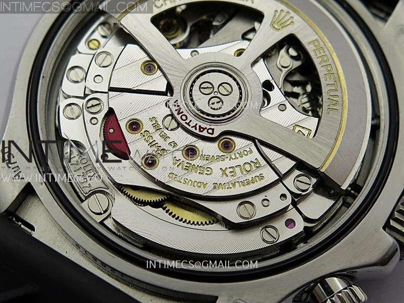 Daytona 126519 QF Gain Weight 1:1 Best Edition Black Dial Silver Subdial Sticks Markers on Oysterflex Strap SH4131 V11