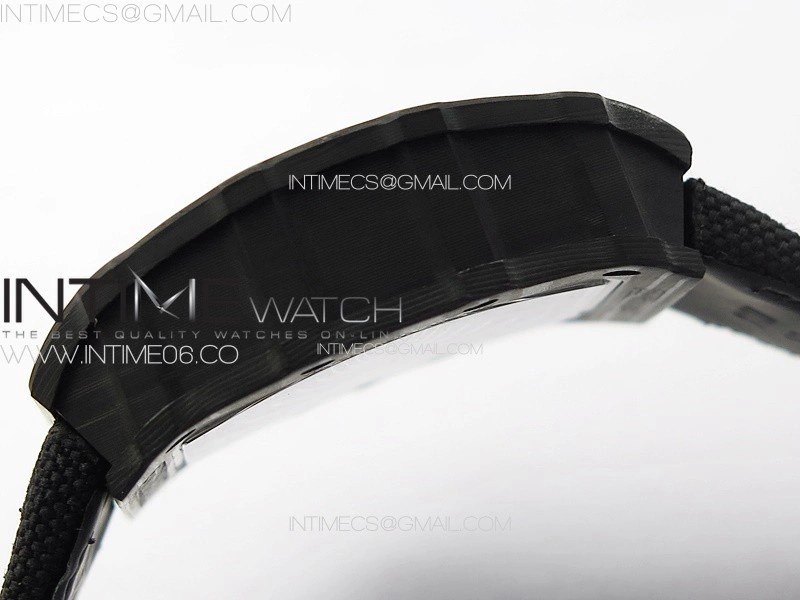 RM035-02 Forged Carbon Case KUF Best Edition Black Crown on Black Nylon Strap MIYOTA8215