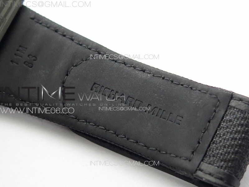 RM035-02 Forged Carbon Case KUF Best Edition Black Crown on Black Nylon Strap MIYOTA8215