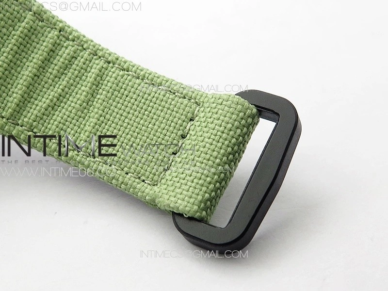 RM035-02 Forged Carbon Case KUF Best Edition White Crown on Green Nylon Strap MIYOTA8215