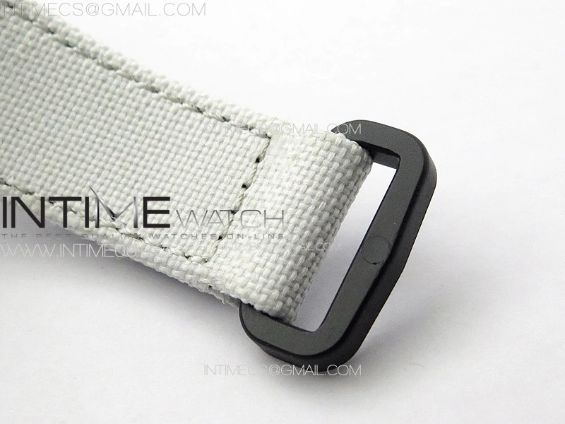RM035-02 Forged Carbon Case KUF Best Edition White Crown on White Nylon Strap MIYOTA8215
