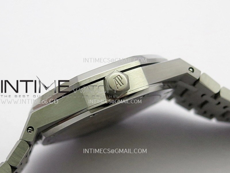 Royal Oak 41mm 15500 SS APSF Free Sprung 1:1 Best Edition Blue Textured Dial On SS Bracelet Super Clone A4302
