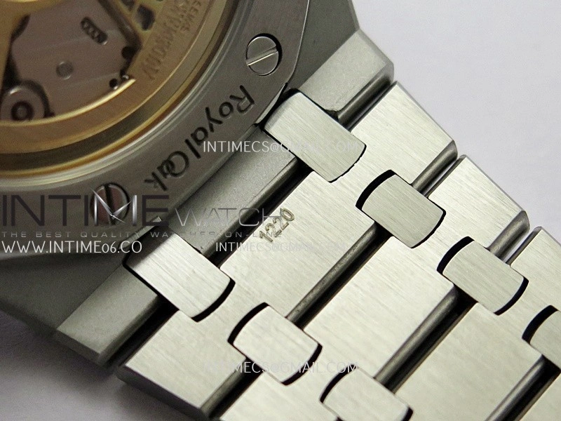 Royal Oak 41mm 15500 SS APSF Free Sprung 1:1 Best Edition Blue Textured Dial On SS Bracelet Super Clone A4302