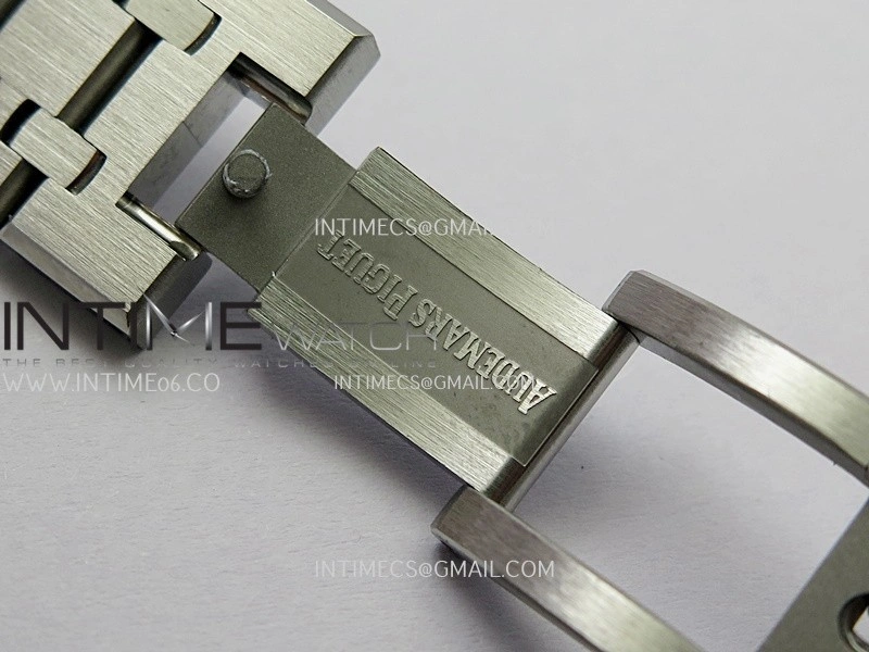 Royal Oak 41mm 15500 SS APSF Free Sprung 1:1 Best Edition Blue Textured Dial On SS Bracelet Super Clone A4302
