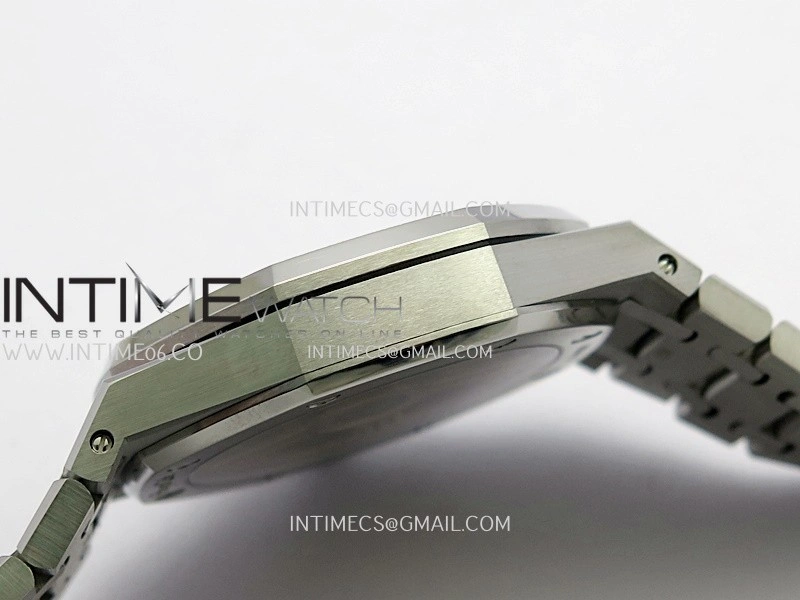 Royal Oak 41mm 15500 SS APSF Free Sprung 1:1 Best Edition Gray Textured Dial On SS Bracelet Super Clone A4302