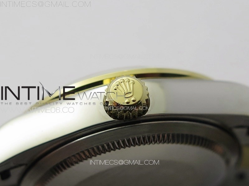 DateJust 31mm 278274 904L SS YG Crystals Bezel GMF Best Edition Green Flowers Crystals Dial on 904L SS YG Oyster Bracelet A2824