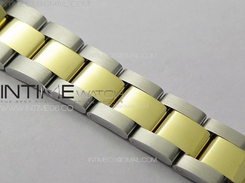 DateJust 31mm 278274 904L SS YG Crystals Bezel GMF Best Edition Green Flowers Crystals Dial on 904L SS YG Oyster Bracelet A2824