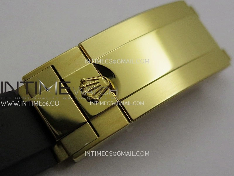 Daytona 126518 UFO Gain Weight 1:1 YG Best Edition Meteorite Dial On Oysterflex Rubber Strap UF4131