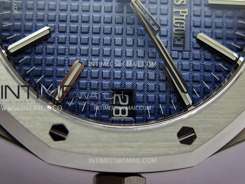 Royal Oak 41mm 15510BC Gain Weight DDF 1:1 Best Edition Ice Blue Dial On SS Bracelet Super Clone DD4302