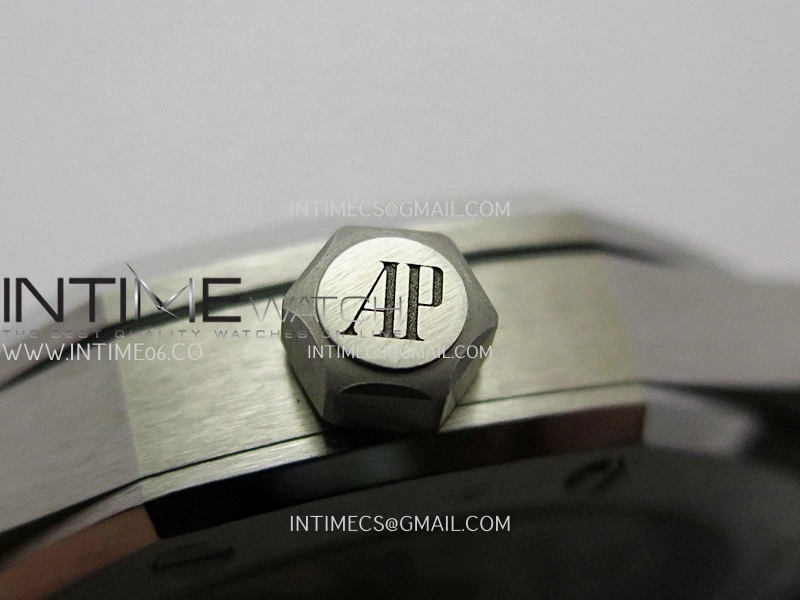 Royal Oak 41mm 15510BC Gain Weight DDF 1:1 Best Edition Ice Blue Dial On SS Bracelet Super Clone DD4302