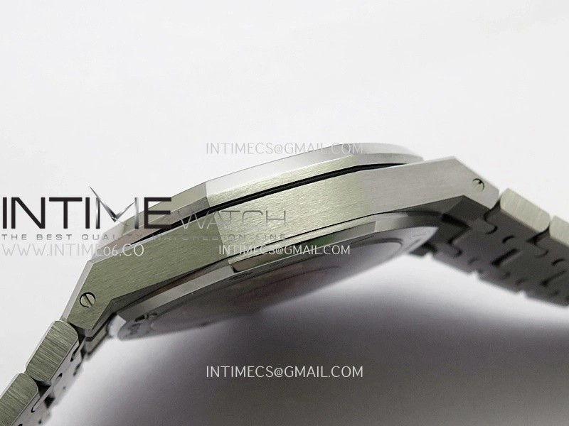 Royal Oak 41mm 15510BC Gain Weight DDF 1:1 Best Edition Ice Blue Dial On SS Bracelet Super Clone DD4302