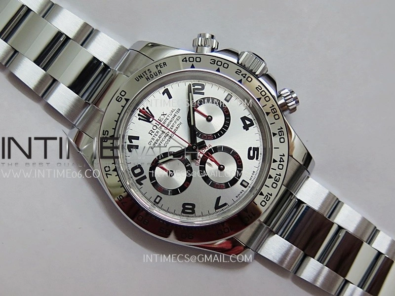 Daytona 116509 Gain Weight QF 1:1 Best Edition Silver Dial Numeral Marker On SS Bracelet SH4130