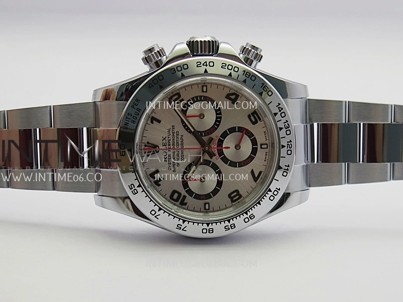 Daytona 116509 Gain Weight QF 1:1 Best Edition Silver Dial Numeral Marker On SS Bracelet SH4130