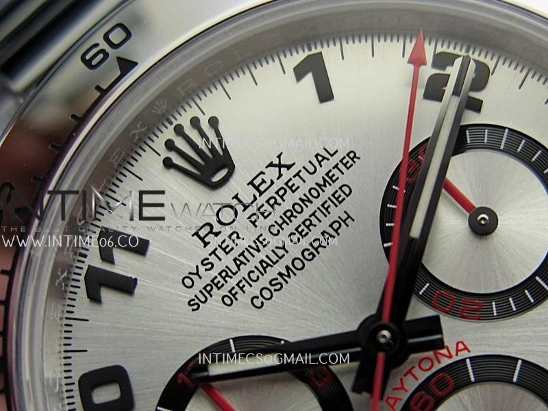 Daytona 116509 Gain Weight QF 1:1 Best Edition Silver Dial Numeral Marker On SS Bracelet SH4130