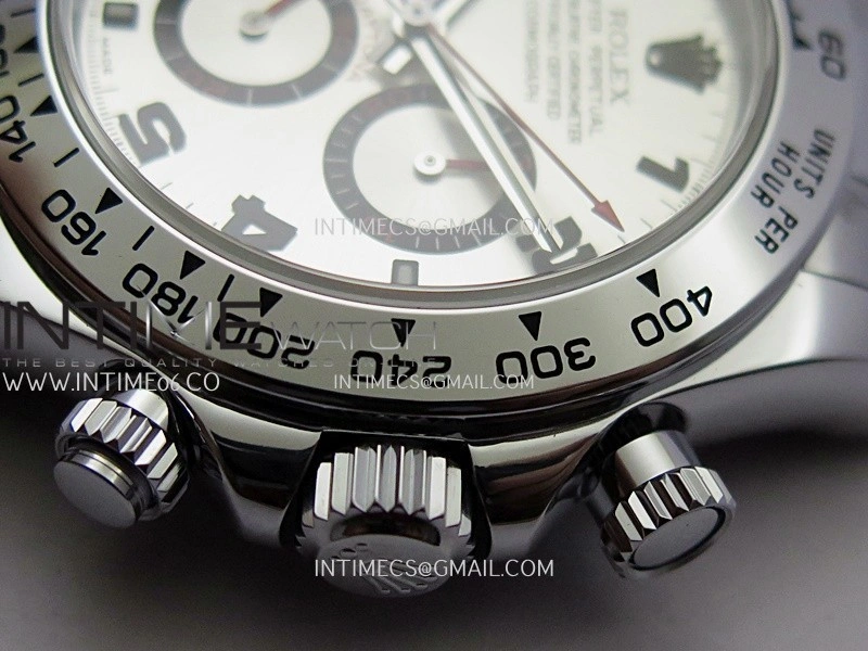 Daytona 116509 Gain Weight QF 1:1 Best Edition Silver Dial Numeral Marker On SS Bracelet SH4130