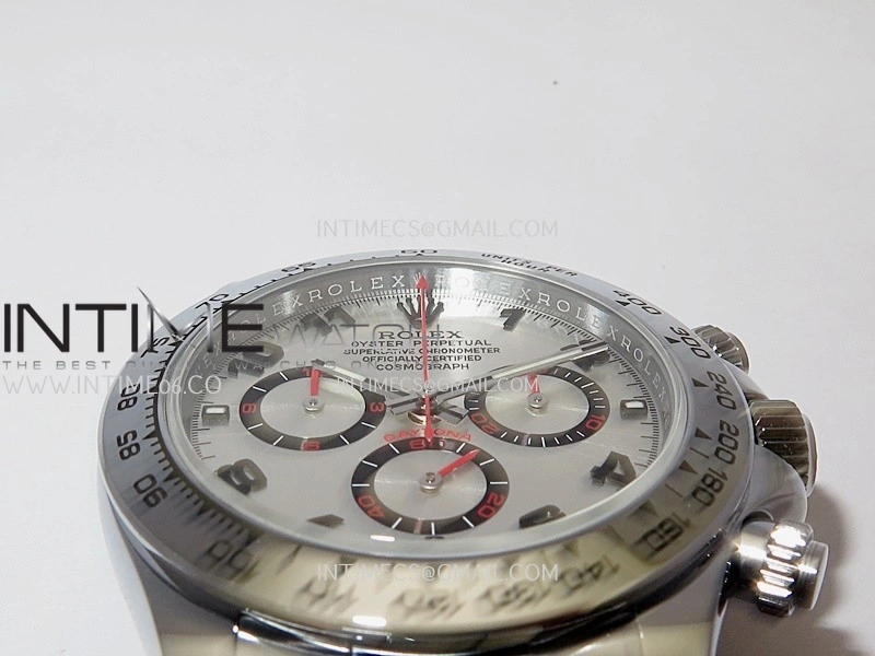 Daytona 116509 Gain Weight QF 1:1 Best Edition Silver Dial Numeral Marker On SS Bracelet SH4130