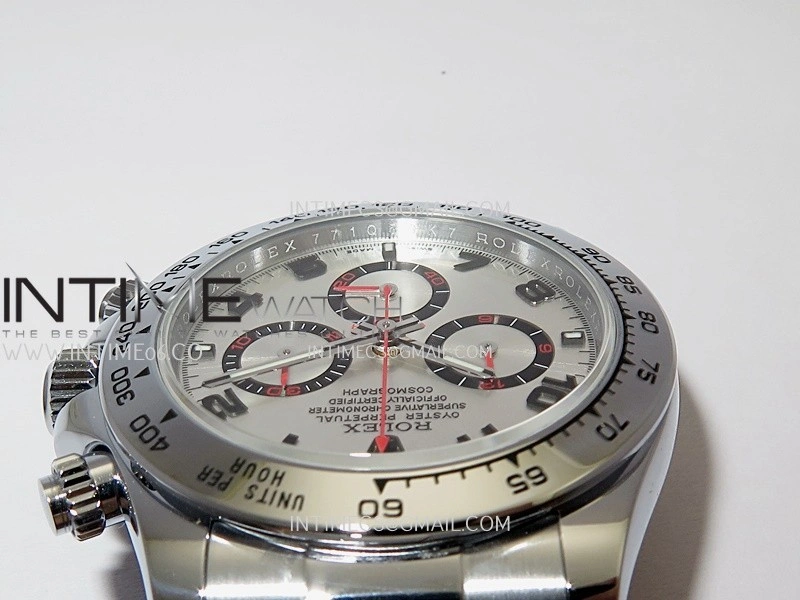 Daytona 116509 Gain Weight QF 1:1 Best Edition Silver Dial Numeral Marker On SS Bracelet SH4130