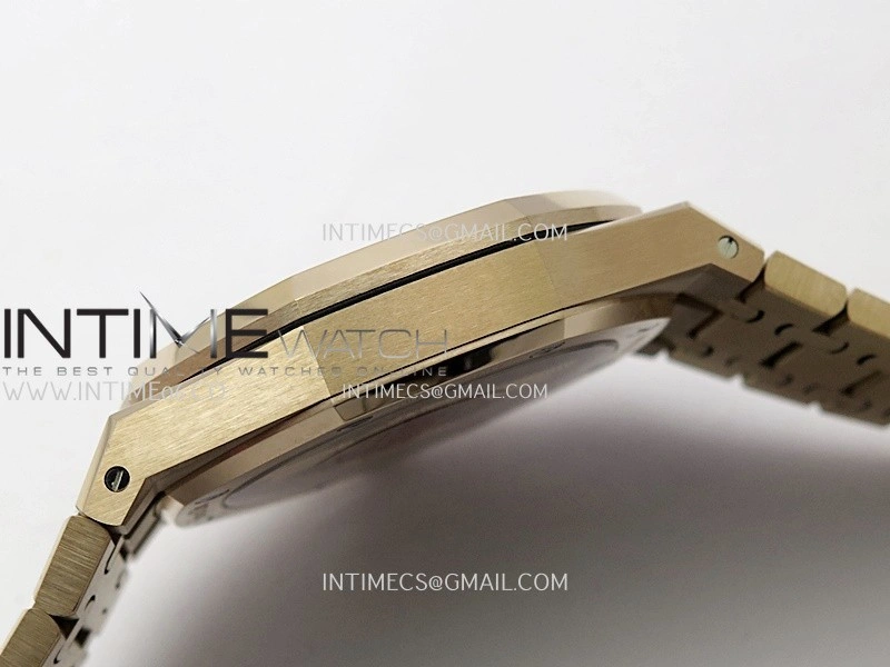 Royal Oak 15510 Gain Weight RG DDF 1:1 Best Edition Black Dial On RG Bracelet Super Clone DD4302