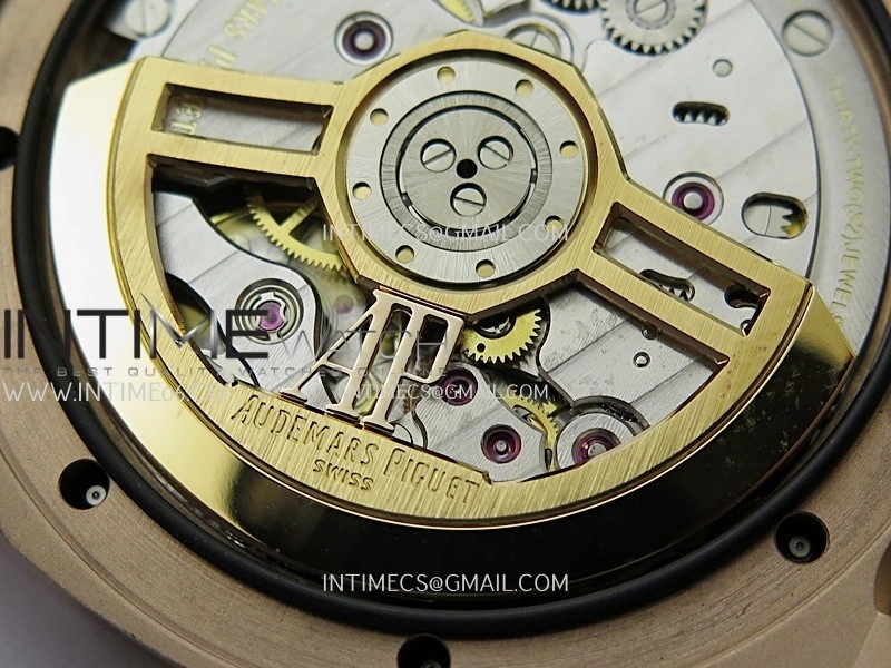 Royal Oak 15510 Gain Weight RG DDF 1:1 Best Edition Black Dial On RG Bracelet Super Clone DD4302
