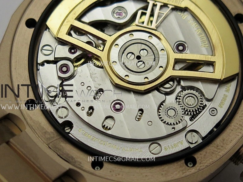 Royal Oak 15510 Gain Weight RG DDF 1:1 Best Edition Black Dial On RG Bracelet Super Clone DD4302
