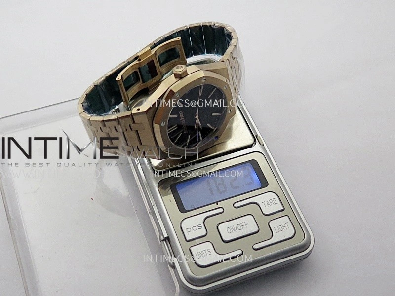 Royal Oak 15510 Gain Weight RG DDF 1:1 Best Edition Black Dial On RG Bracelet Super Clone DD4302