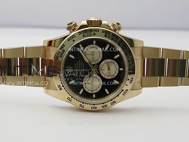 Daytona 126505 Gain Weight VSF 1:1 Best Edition Black Dial RG Subdial On Oyster Bracelet DD4131