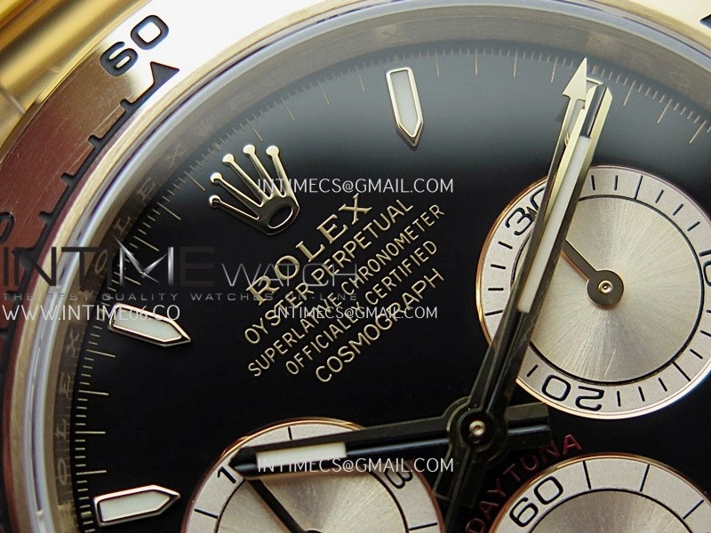 Daytona 126505 Gain Weight VSF 1:1 Best Edition Black Dial RG Subdial On Oyster Bracelet DD4131