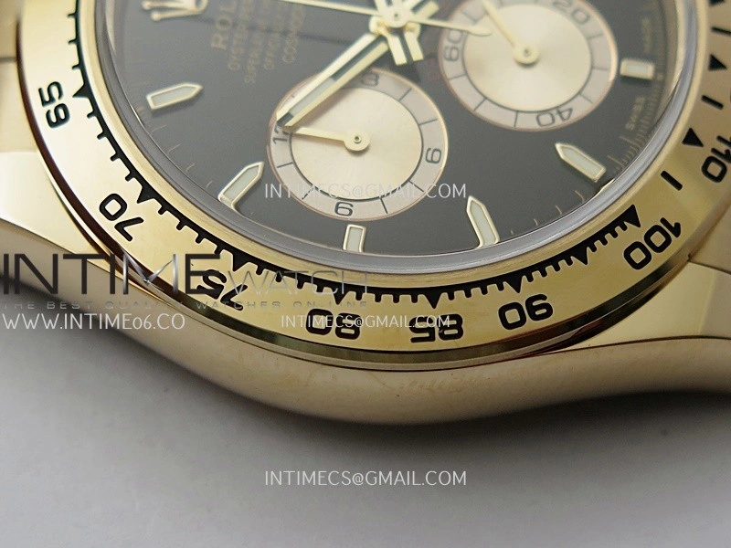 Daytona 126505 Gain Weight VSF 1:1 Best Edition Black Dial RG Subdial On Oyster Bracelet DD4131