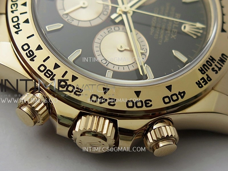 Daytona 126505 Gain Weight VSF 1:1 Best Edition Black Dial RG Subdial On Oyster Bracelet DD4131