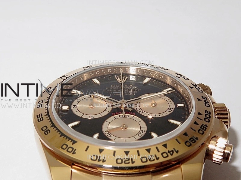 Daytona 126505 Gain Weight VSF 1:1 Best Edition Black Dial RG Subdial On Oyster Bracelet DD4131