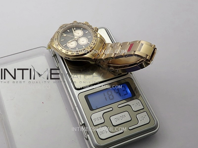 Daytona 126505 Gain Weight VSF 1:1 Best Edition Black Dial RG Subdial On Oyster Bracelet DD4131
