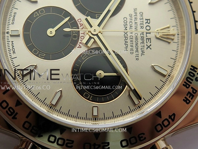 Daytona 126505 Gain Weight VSF 1:1 Best Edition RG Dial Black Subdial On Oyster Bracelet DD4131