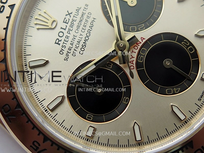 Daytona 126505 Gain Weight VSF 1:1 Best Edition RG Dial Black Subdial On Oyster Bracelet DD4131