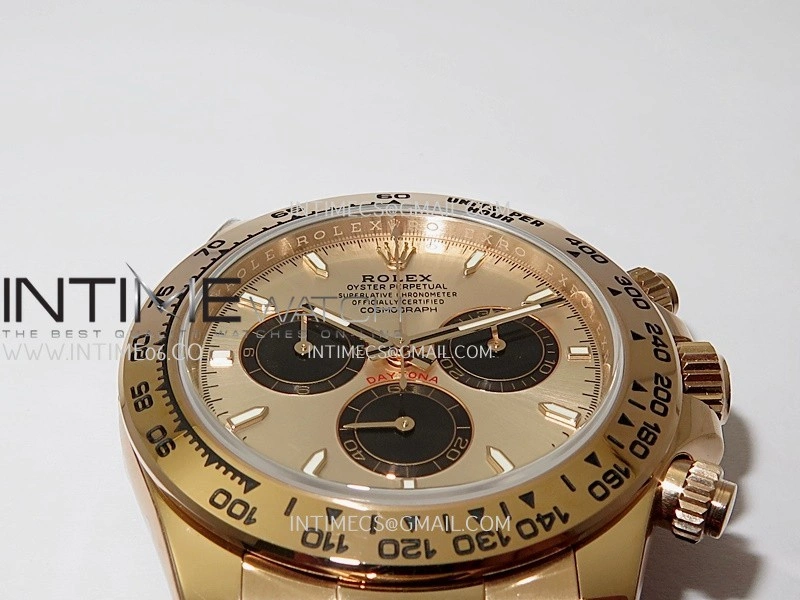 Daytona 126505 Gain Weight VSF 1:1 Best Edition RG Dial Black Subdial On Oyster Bracelet DD4131