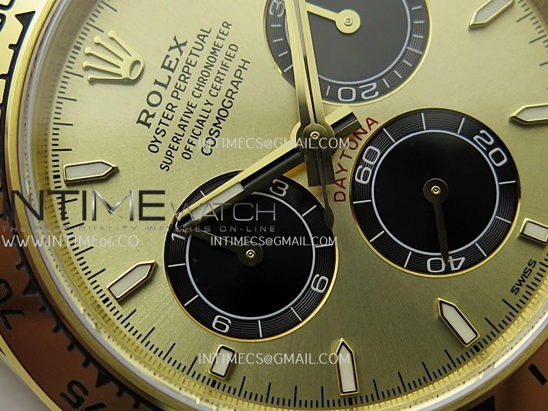 Daytona 126508 Gain Weight VSF 1:1 Best Edition YG Dial Black Subdial On Oyster Bracelet DD4131
