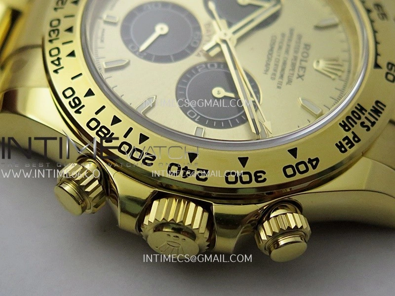 Daytona 126508 Gain Weight VSF 1:1 Best Edition YG Dial Black Subdial On Oyster Bracelet DD4131