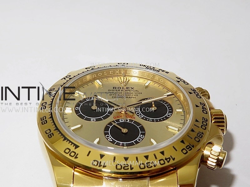 Daytona 126508 Gain Weight VSF 1:1 Best Edition YG Dial Black Subdial On Oyster Bracelet DD4131