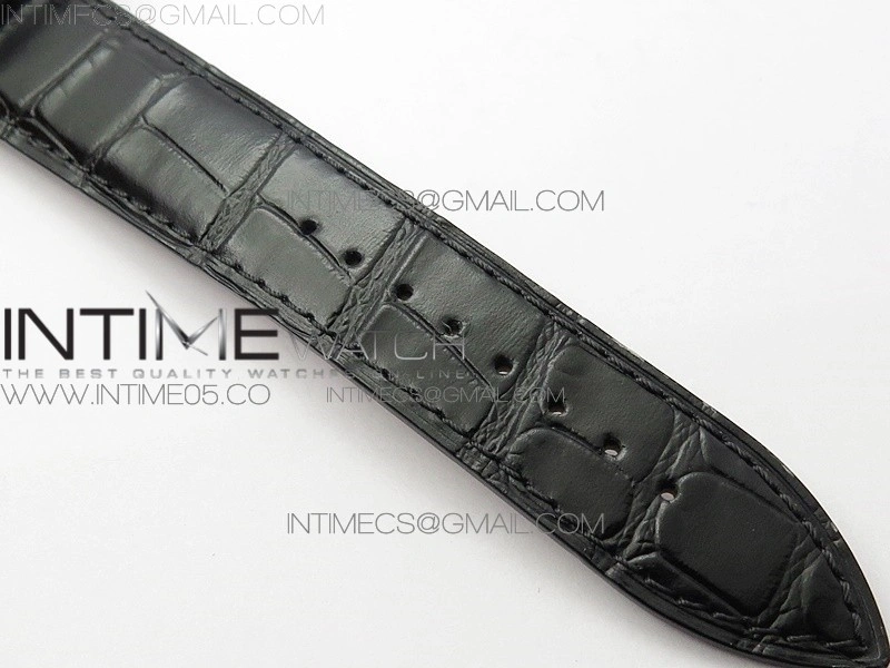 Polaris Geographic SS ZF 1:1 Best Edition Blue Textured Dial on Black Leather Strap A936