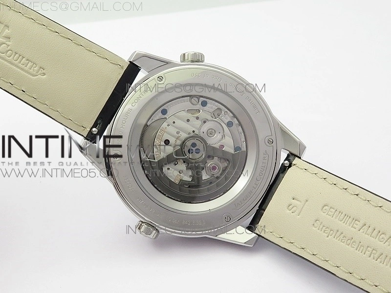 Polaris Geographic SS ZF 1:1 Best Edition Blue Textured Dial on Black Leather Strap A936